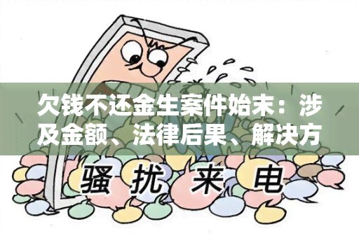 欠钱不还金生案件始末：涉及金额、法律后果、解决方案等详细分析