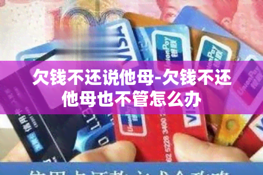 欠钱不还说他母-欠钱不还他母也不管怎么办