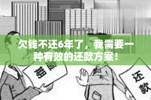 欠钱不还6年了，我需要一种有效的还款方案！