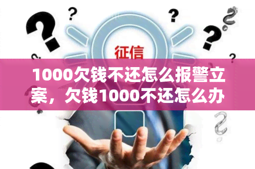 1000欠钱不还怎么报警立案，欠钱1000不还怎么办