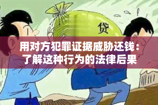 用对方犯罪证据还钱：了解这种行为的法律后果