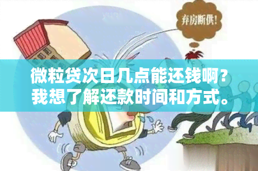 微粒贷次日几点能还钱啊？我想了解还款时间和方式。