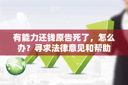 有能力还钱原告死了，怎么办？寻求法律意见和帮助