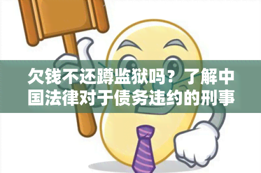 欠钱不还蹲监狱吗？了解中国法律对于债务违约的刑事责任