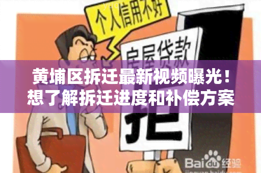 黄埔区拆迁最新视频曝光！想了解拆迁进度和补偿方案？点击观看！