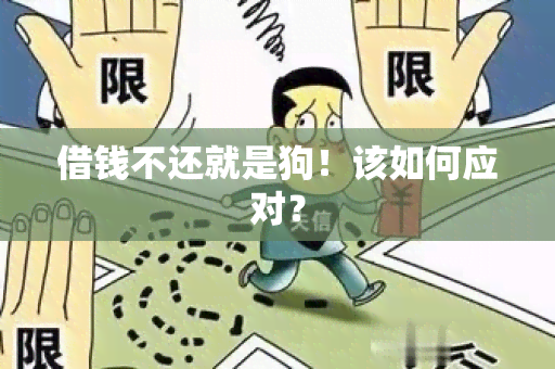 借钱不还就是狗！该如何应对？