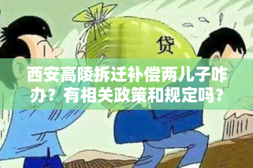 西安高陵拆迁补偿两儿子咋办？有相关政策和规定吗？