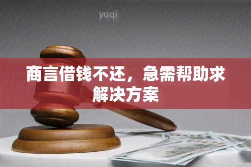 商言借钱不还，急需帮助求解决方案