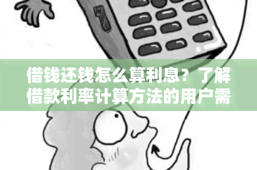 借钱还钱怎么算利息？了解借款利率计算方法的用户需求