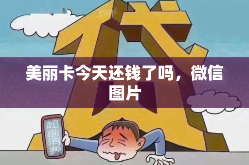 美丽卡今天还钱了吗，微信图片