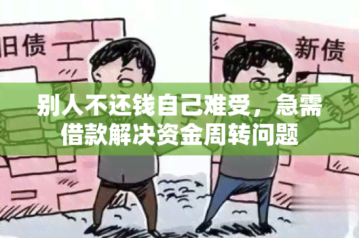 别人不还钱自己难受，急需借款解决资金周转问题