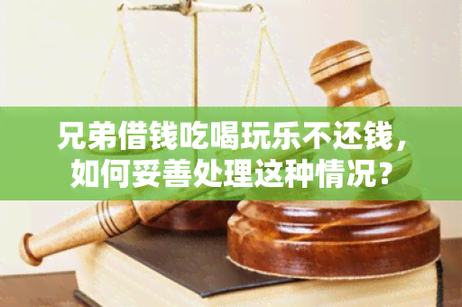 兄弟借钱吃喝玩乐不还钱，如何妥善处理这种情况？