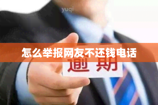 怎么举报网友不还钱电话