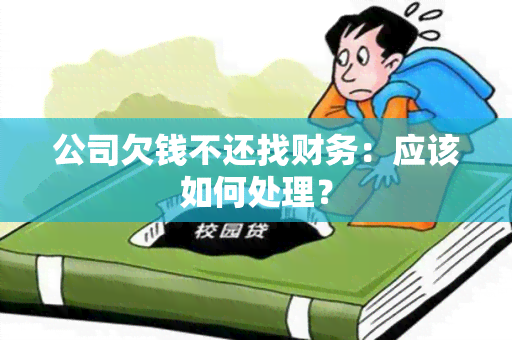 公司欠钱不还找财务：应该如何处理？