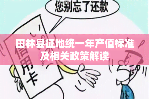 田林县征地统一年产值标准及相关政策解读