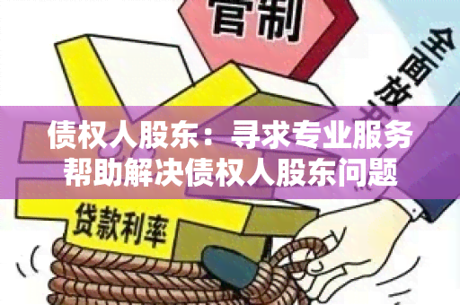 债权人股东：寻求专业服务帮助解决债权人股东问题