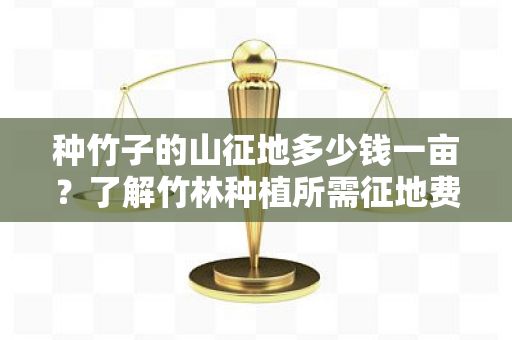 种竹子的山征地多少钱一亩？了解竹林种植所需征地费用！