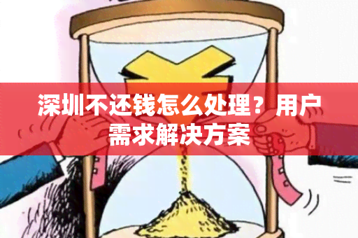 深圳不还钱怎么处理？用户需求解决方案