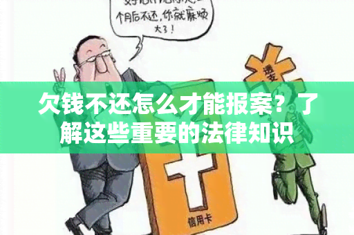 欠钱不还怎么才能报案？了解这些重要的法律知识