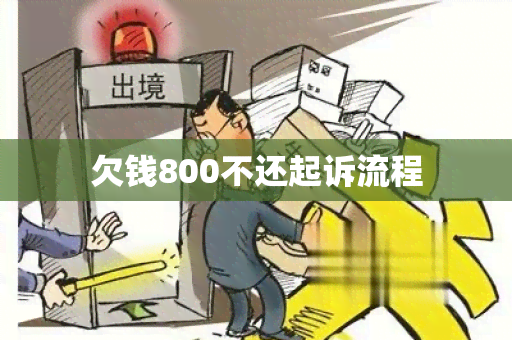 欠钱800不还起诉流程