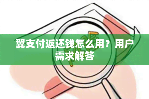 翼支付返还钱怎么用？用户需求解答