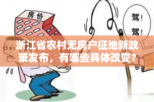 浙江省农村无房户征地新政策发布，有哪些具体改变？