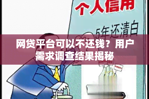 网贷平台可以不还钱？用户需求调查结果揭秘