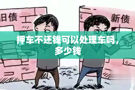 押车不还钱可以处理车吗，多少钱