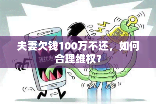 夫妻欠钱100万不还，如何合理 *** ？