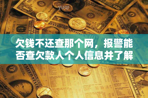 欠钱不还查那个网，报警能否查欠款人个人信息并了解其居住地？