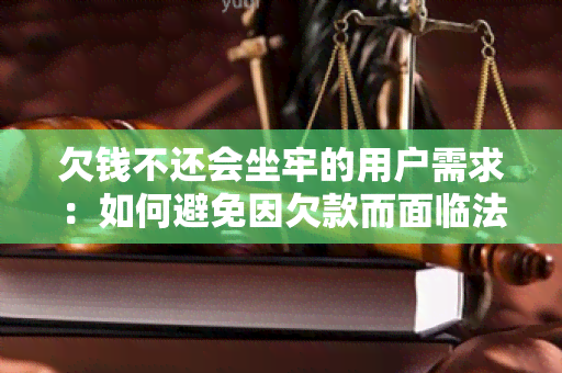 欠钱不还会坐牢的用户需求：如何避免因欠款而面临法律风险？