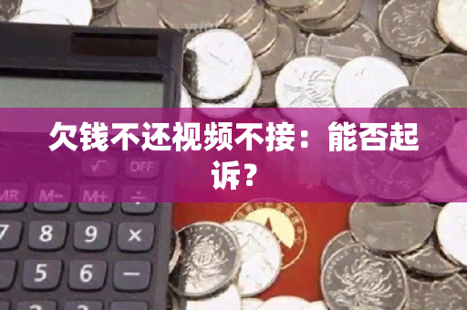 欠钱不还视频不接：能否起诉？