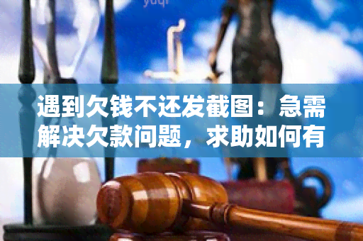 遇到欠钱不还发截图：急需解决欠款问题，求助如何有效追讨款