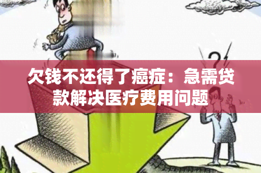 欠钱不还得了癌症：急需贷款解决医疗费用问题