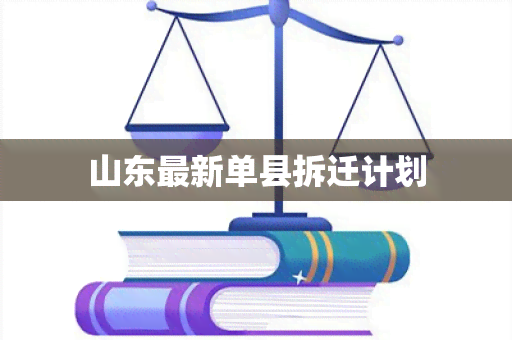 山东最新单县拆迁计划