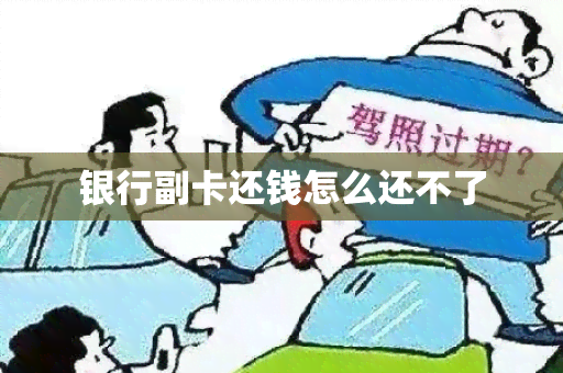 银行副卡还钱怎么还不了