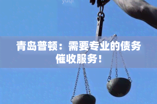 青岛普顿：需要专业的债务服务！