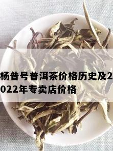 杨普号普洱茶价格历史及2022年专卖店价格