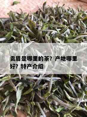 贡眉是哪里的茶？产地哪里好？特产介绍