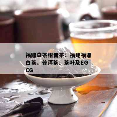 福鼎白茶柑普茶：福建福鼎白茶、普洱茶、茶叶及EGCG