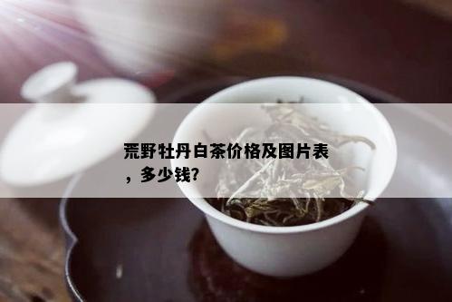 荒野牡丹白茶价格及图片表，多少钱？