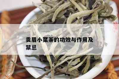 贡眉小菜茶的功效与作用及禁忌