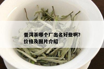 普洱茶哪个厂出名好些啊？价格及图片介绍