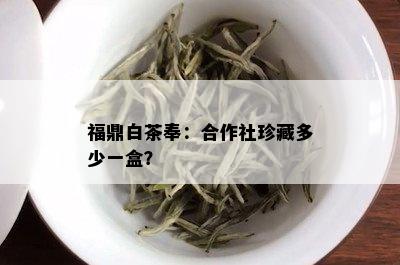 福鼎白茶奉：合作社珍藏多少一盒？