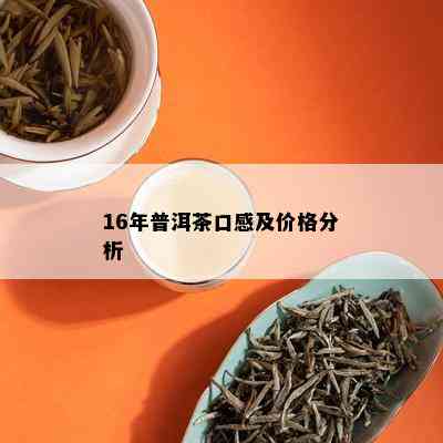 16年普洱茶口感及价格分析