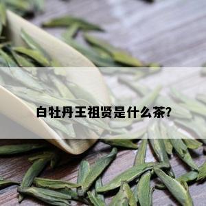 白牡丹王祖贤是什么茶？