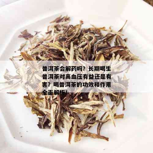 普洱茶会解吗？长期喝生普洱茶对高血压有益还是有害？喝普洱茶的功效和作用全面解析！