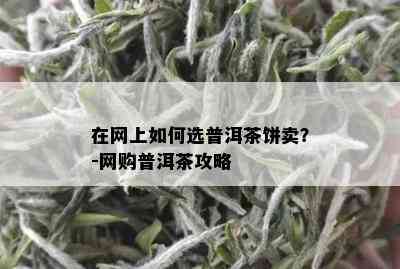 在网上如何选普洱茶饼卖？-网购普洱茶攻略