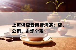 上海供应云南普洱茶：店、公司、市场全覆