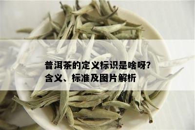 普洱茶的定义标识是啥呀？含义、标准及图片解析